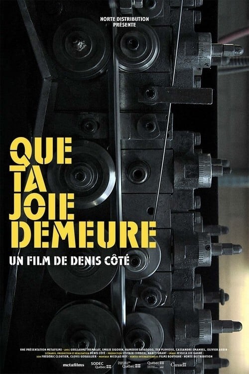 Poster de QUE TU ALEGRIA PERDURE