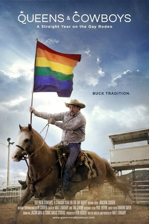 Poster de QUEENS & COWBOYS: A STRAIGHT YEAR ON THE GAY RODEO en inglés