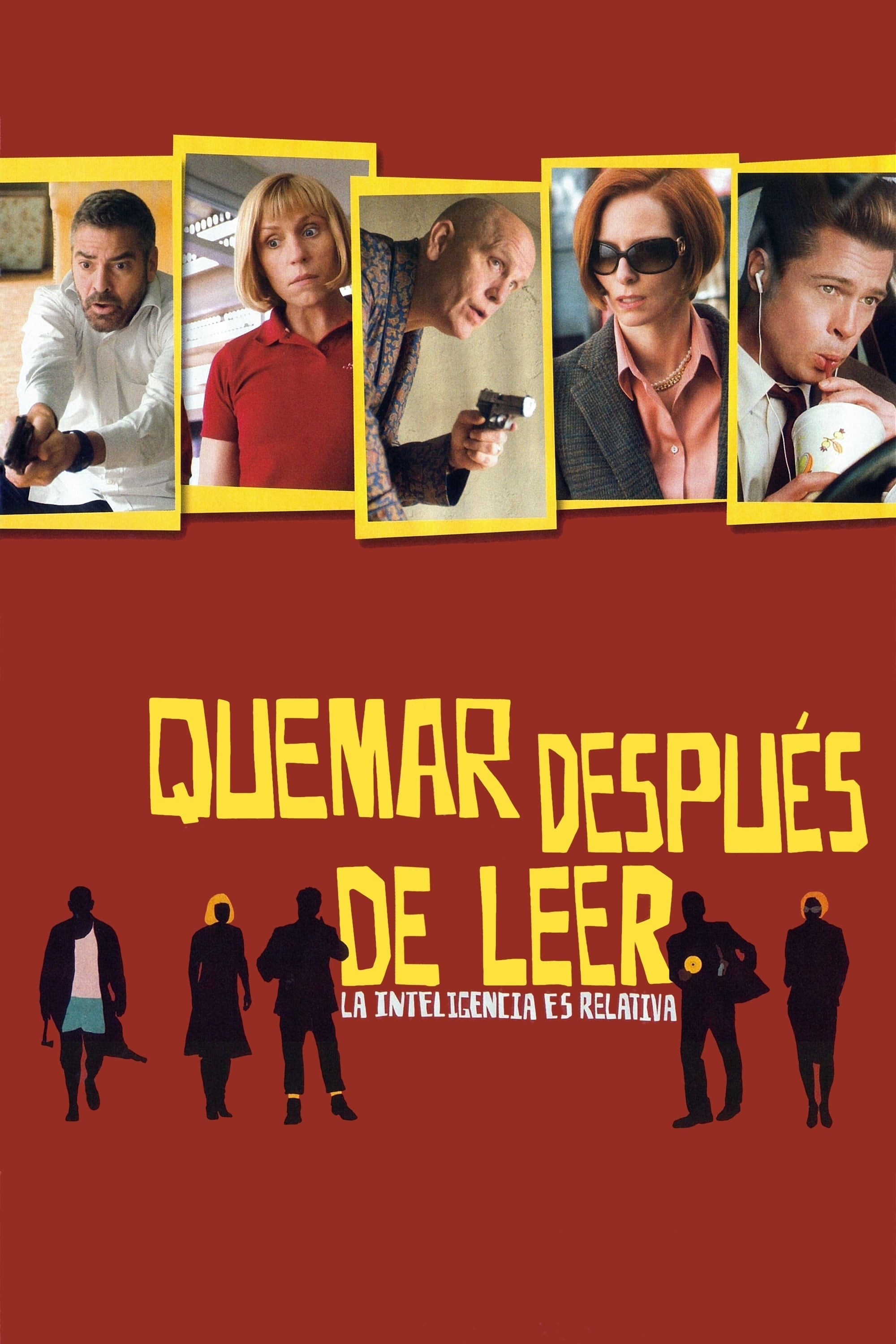 Poster de QUEMAR DESPUÉS DE LEER en español