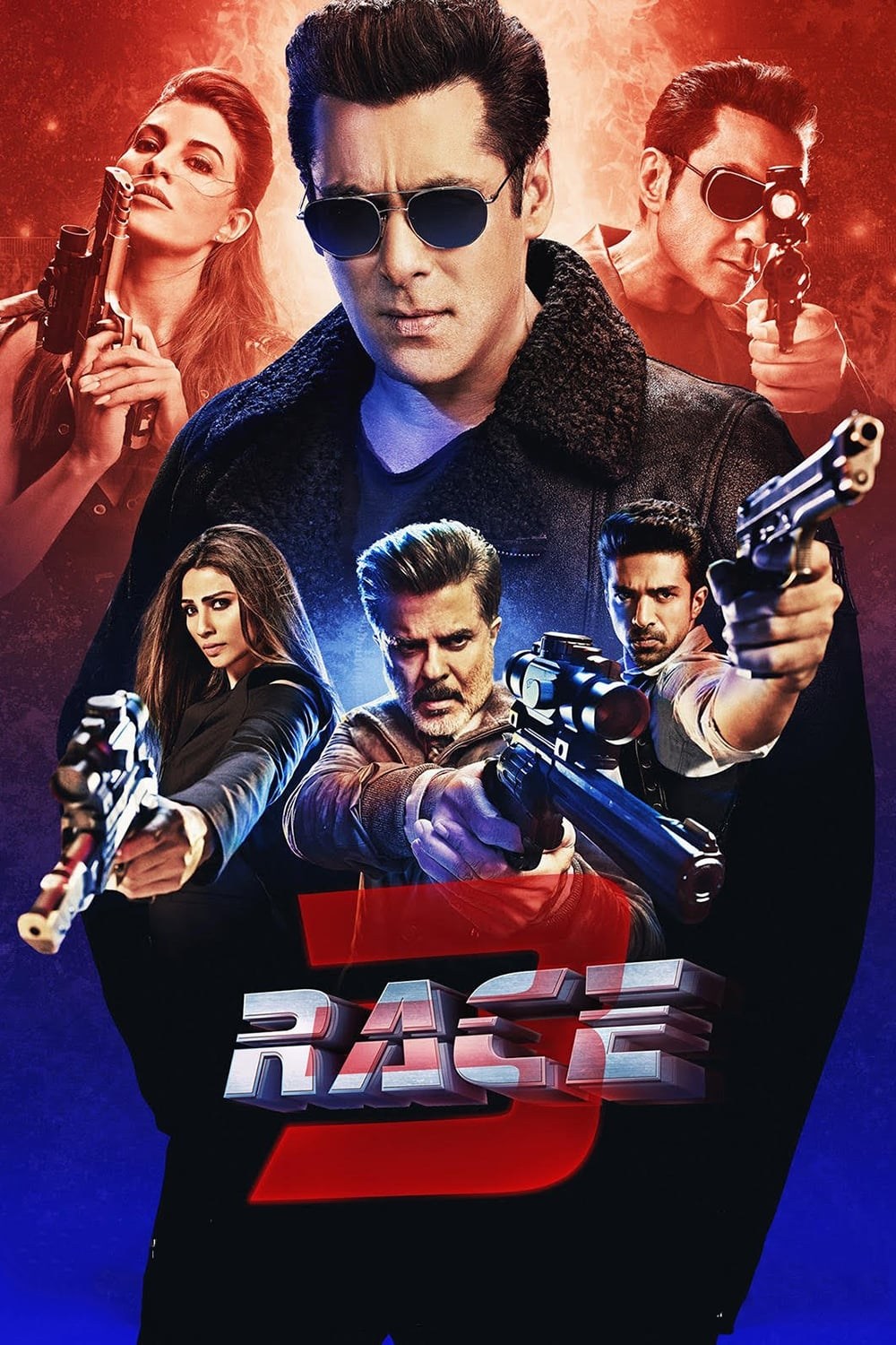 Poster de RACE 3 en inglés