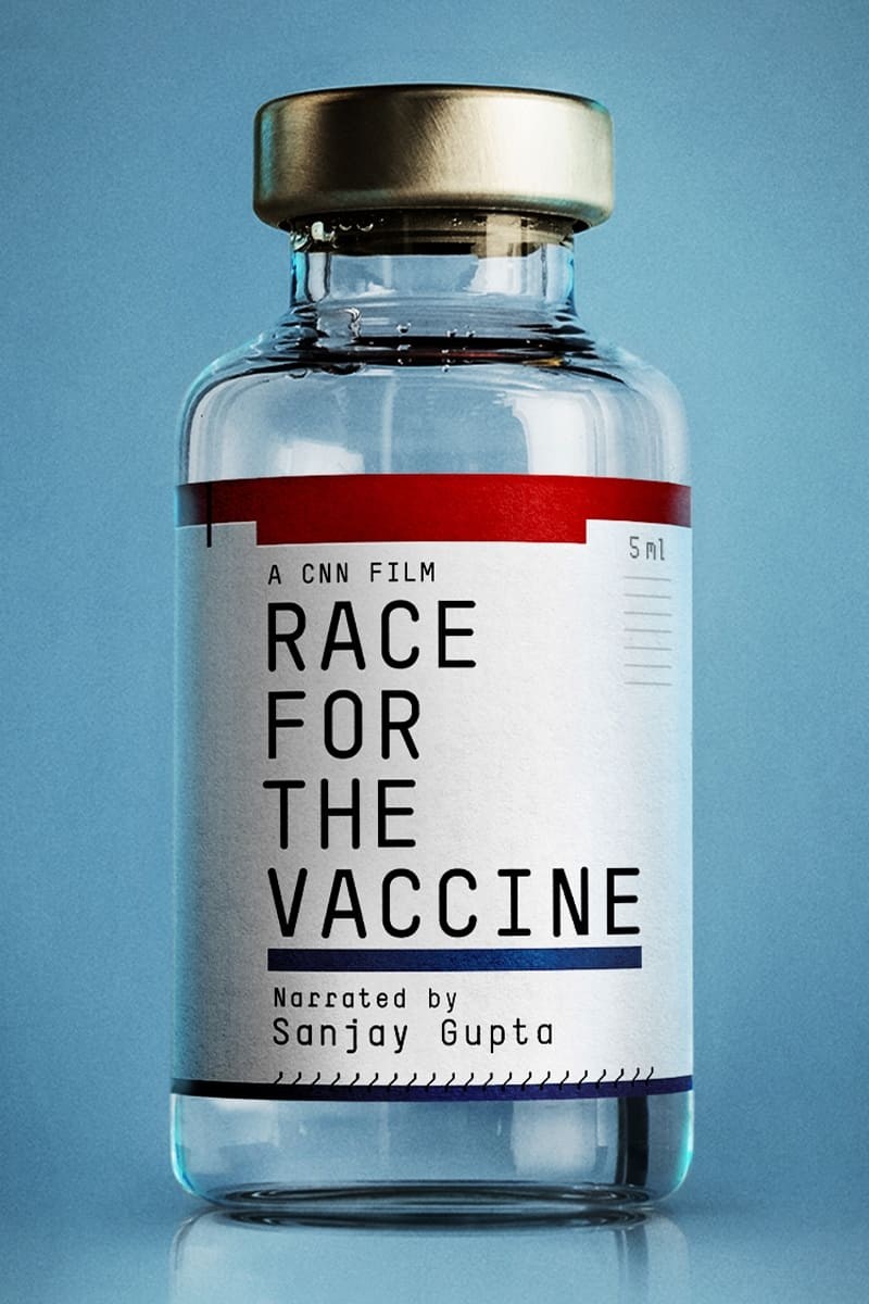 Poster de RACE FOR THE VACCINE en inglés