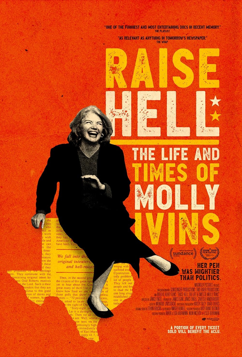 Poster de RAISE HELL: THE LIFE & TIMES OF MOLLY IVINS