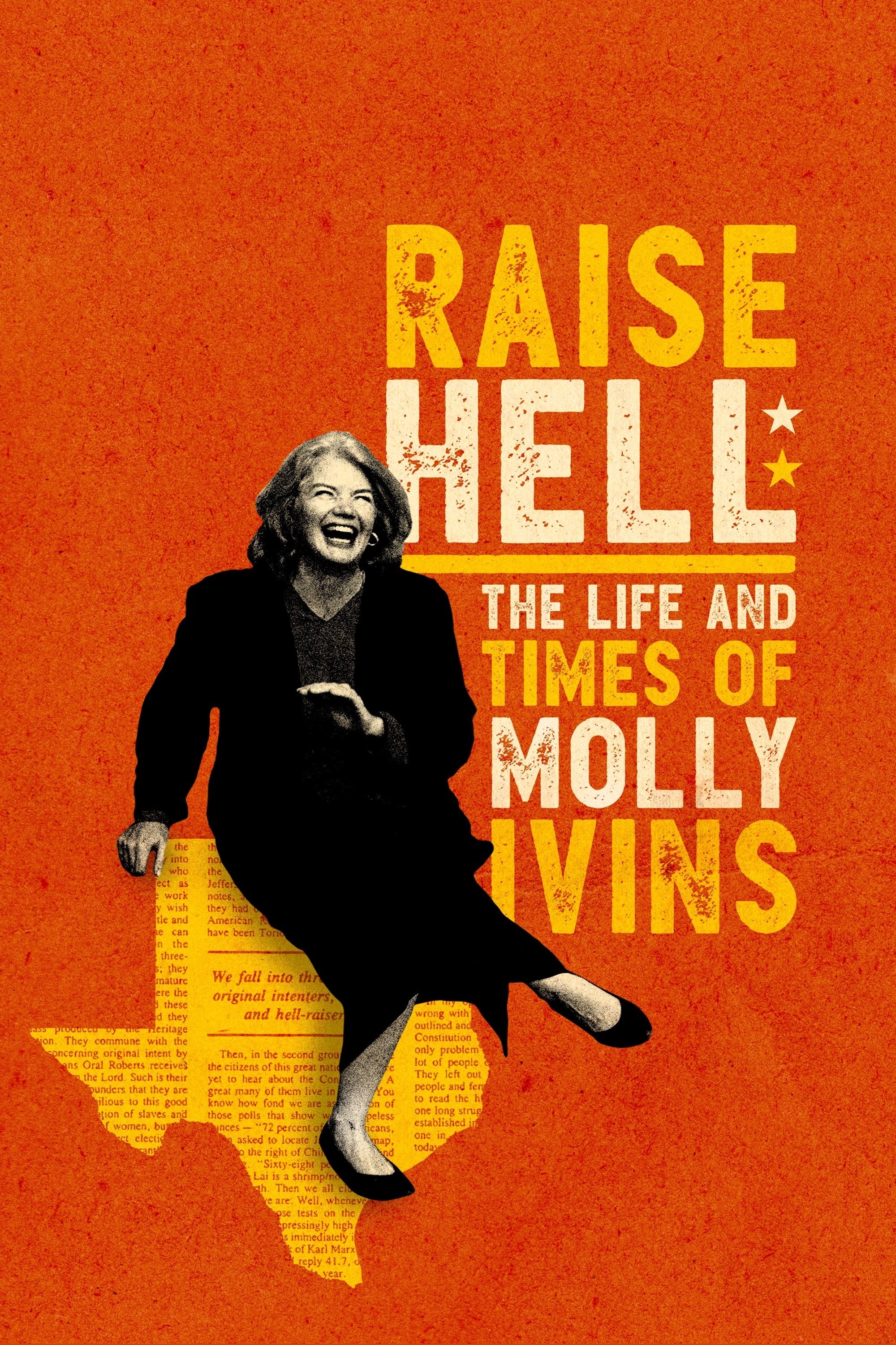 Poster de RAISE HELL: THE LIFE & TIMES OF MOLLY IVINS en inglés
