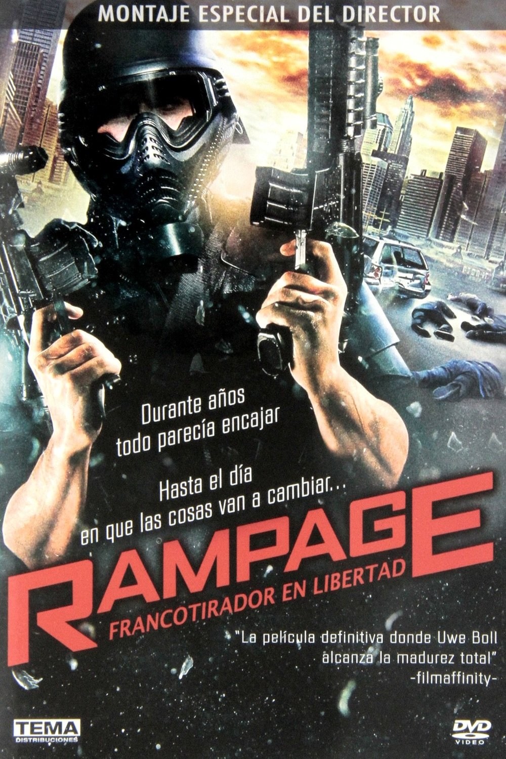 Poster de RAMPAGE: FRANCOTIRADOR EN LIBERTAD en español
