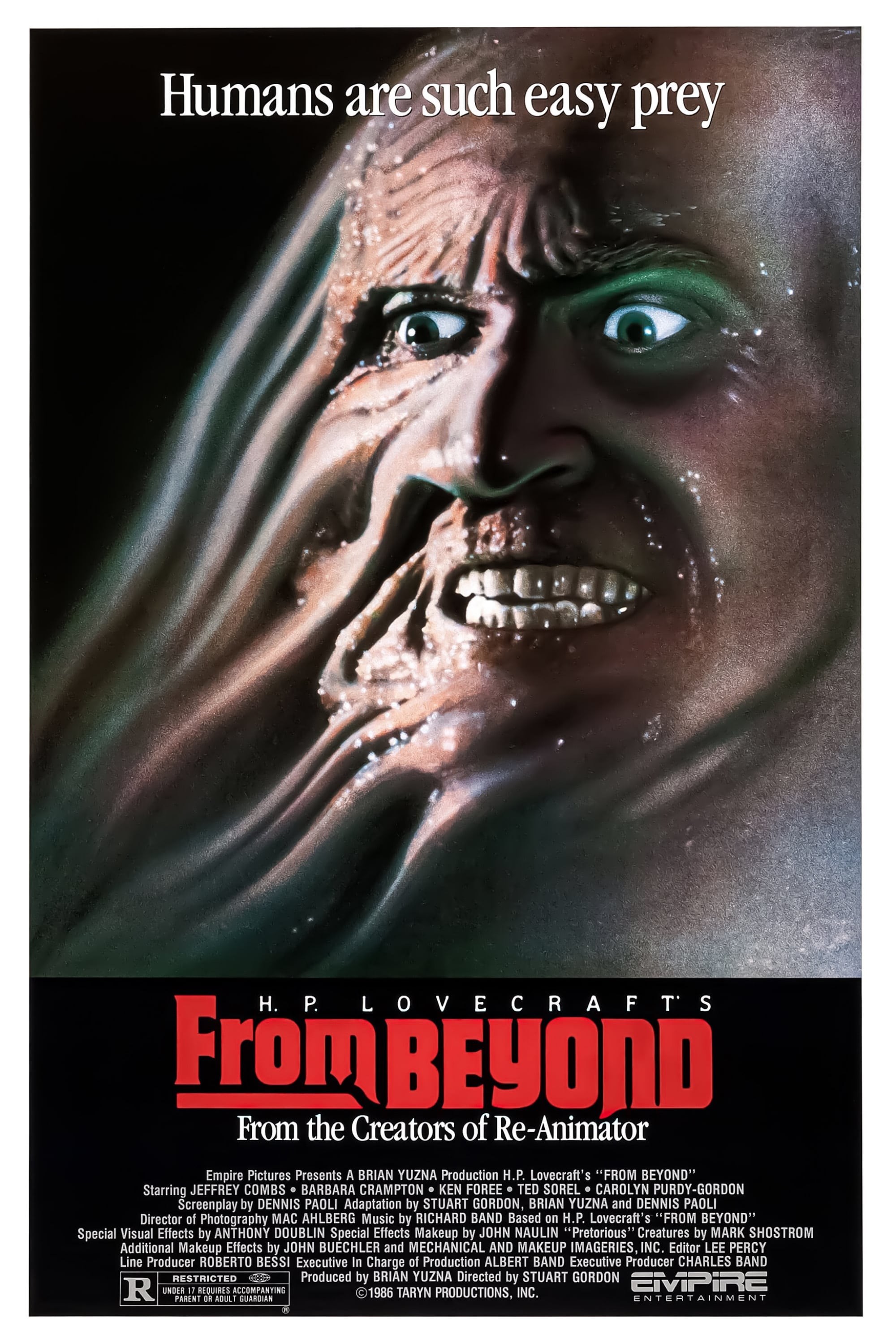 Poster de RE-SONATOR (FROM BEYOND) en inglés