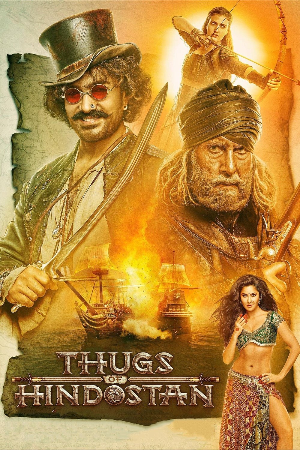 Poster de REBELDES DE HINDOSTÁN en inglés