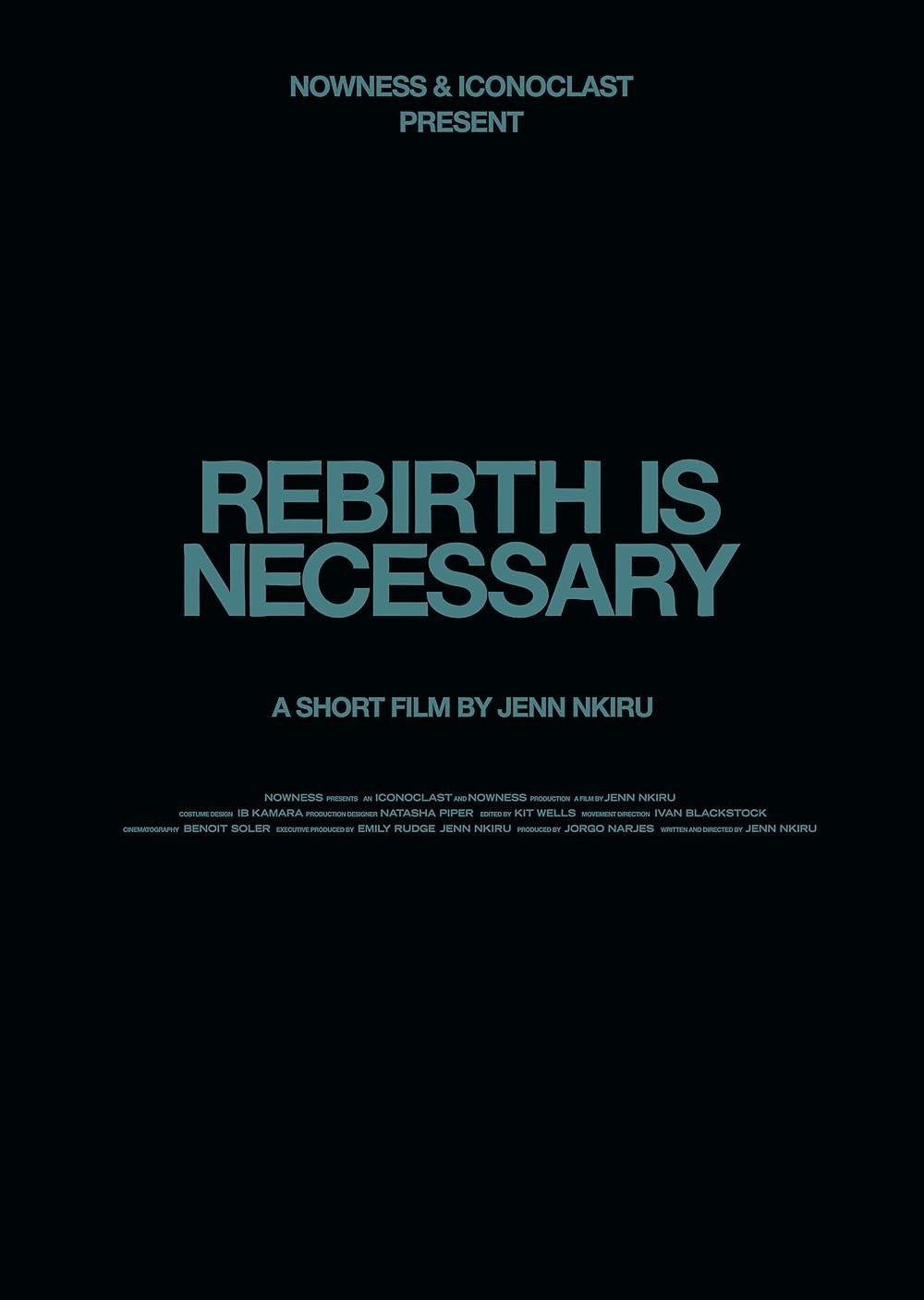 Poster de REBIRTH IS NECESSARY