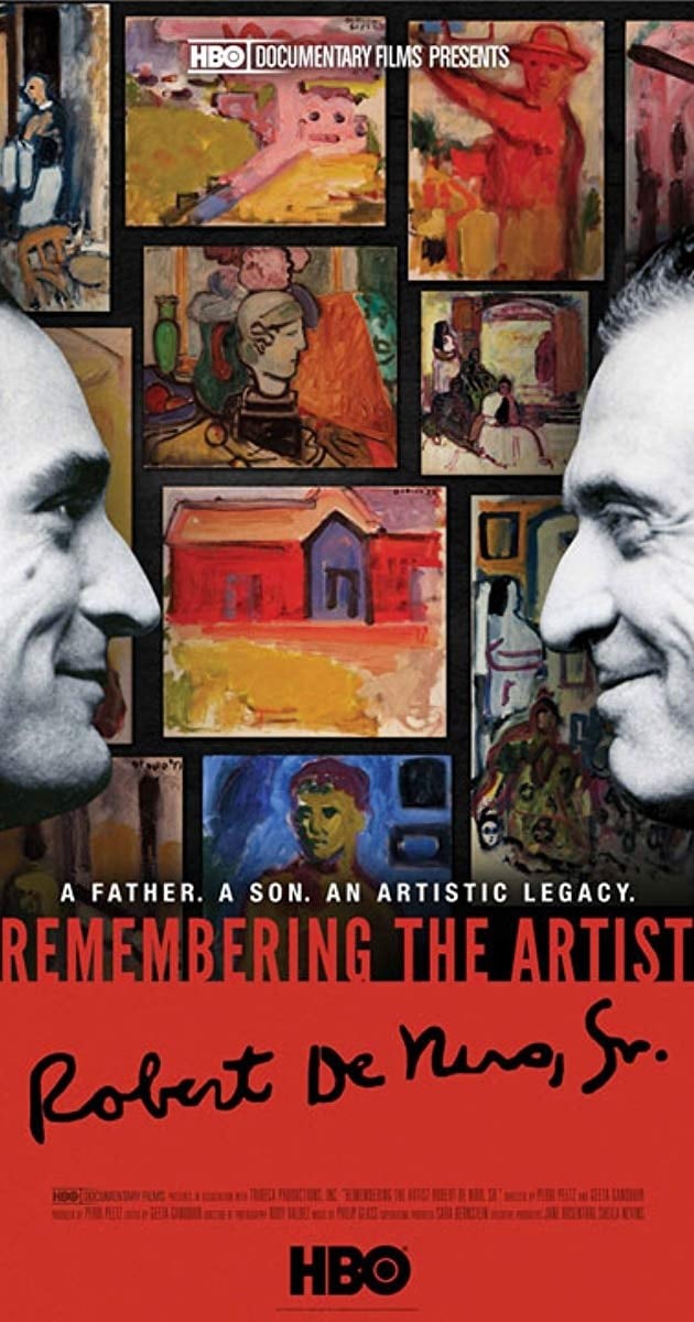 Poster de RECORDANDO AL ARTISTA ROBERT DE NIRO SR. en inglés