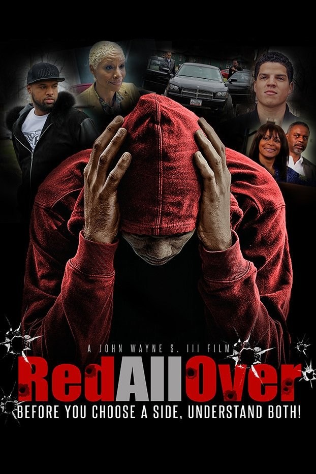 Poster de RED ALL OVER en inglés