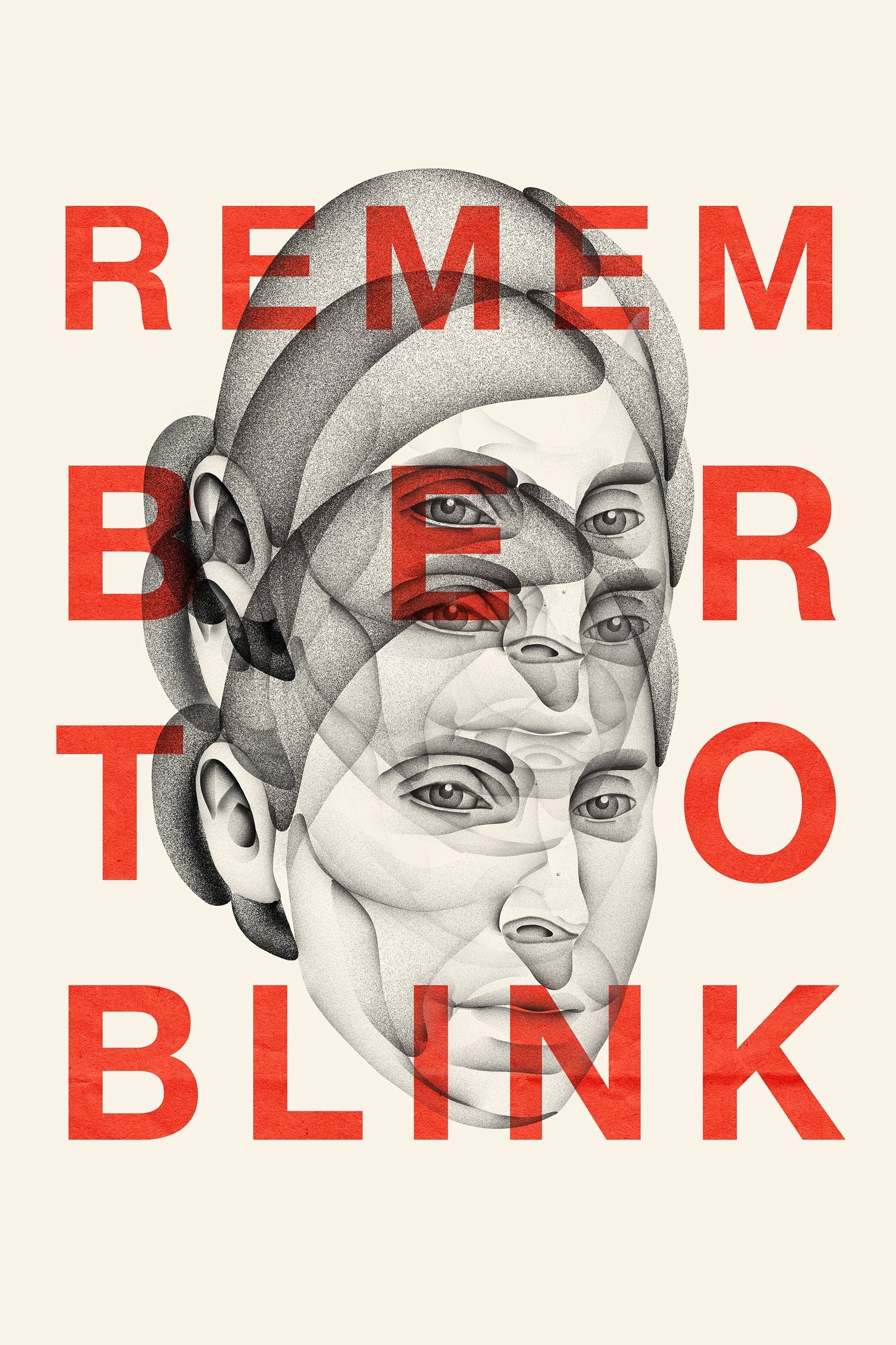 Poster de REMEMBER TO BLINK en inglés
