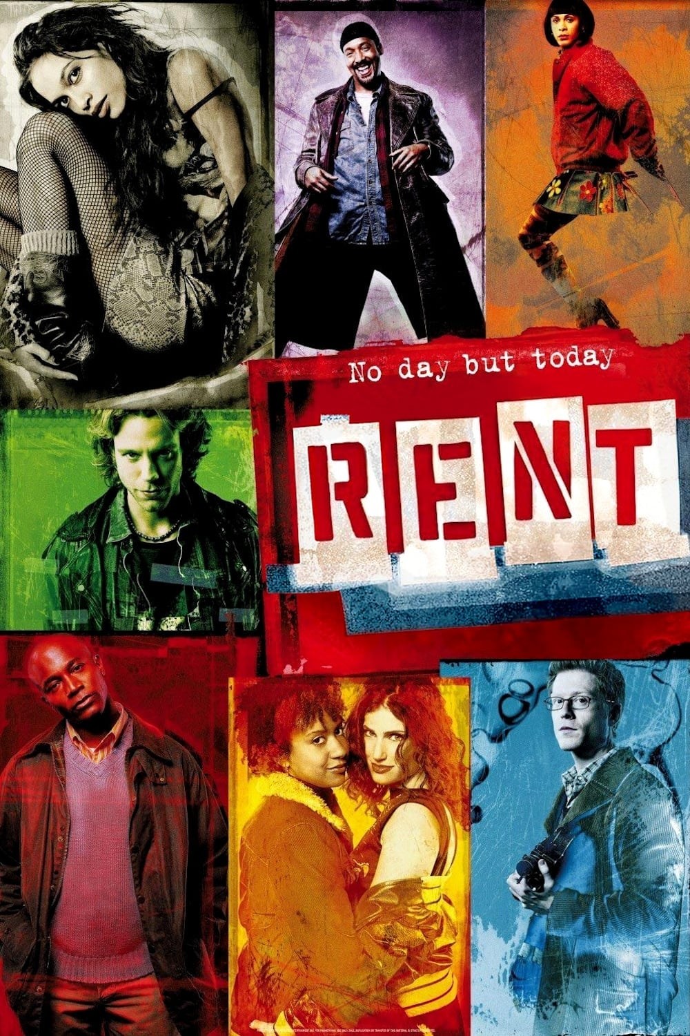 Poster de RENT en inglés