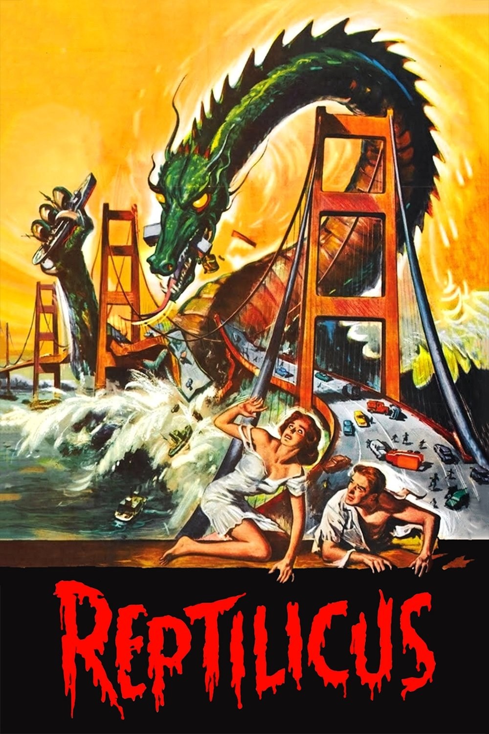 Poster de REPTILICUS en inglés