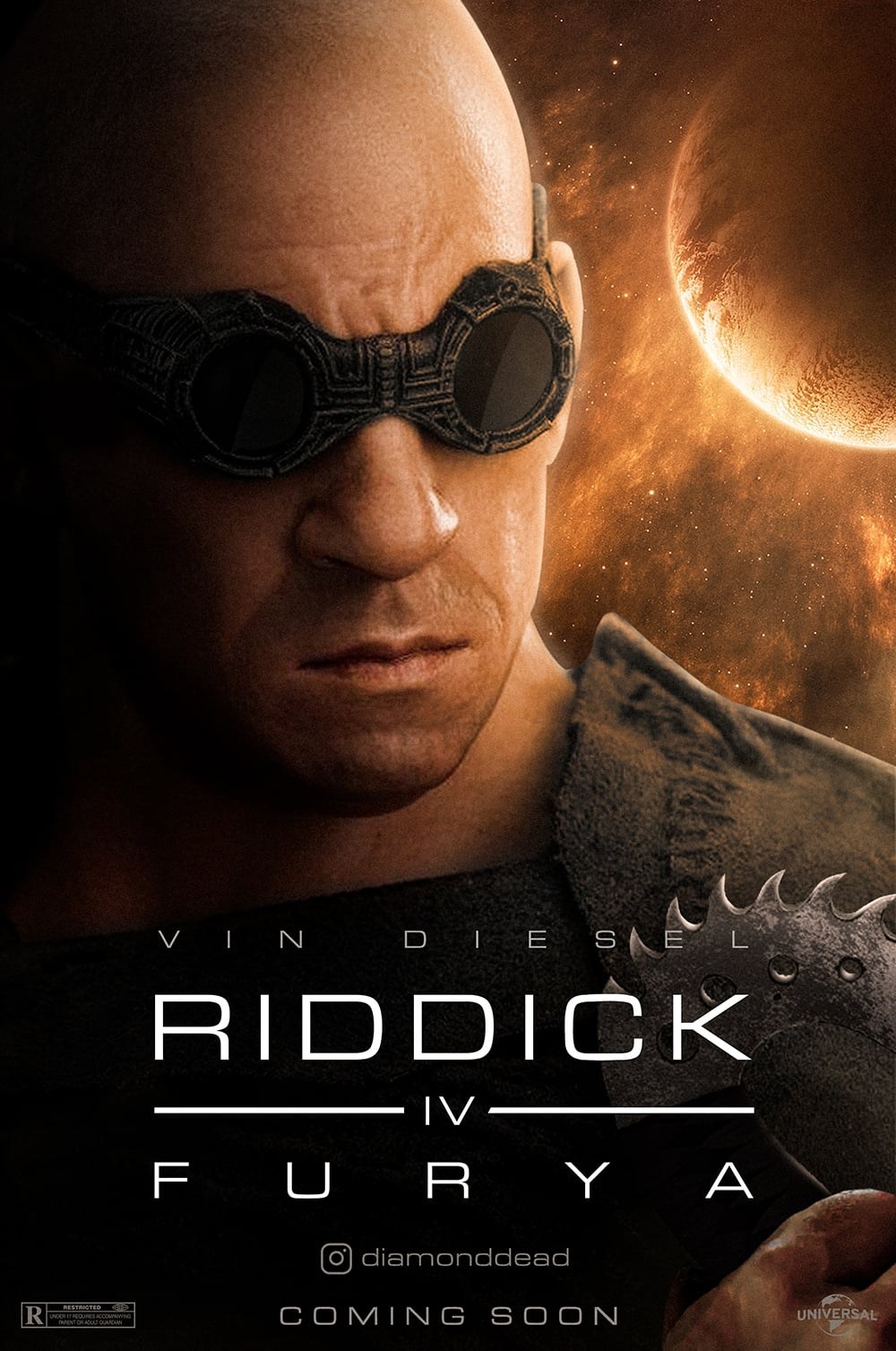 Poster de RIDDICK: FURYA en inglés