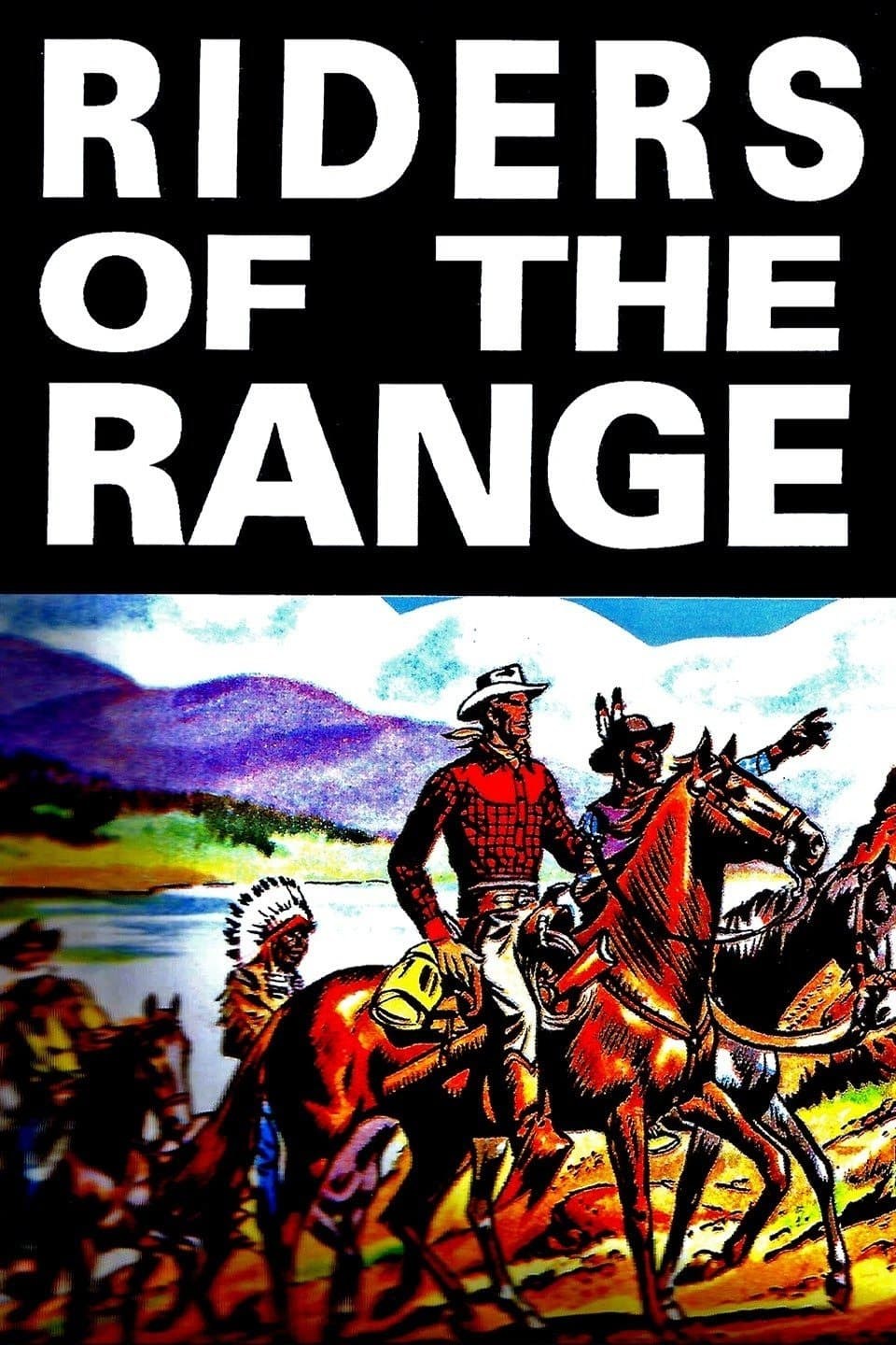 Poster de RIDERS OF THE RANGE en inglés