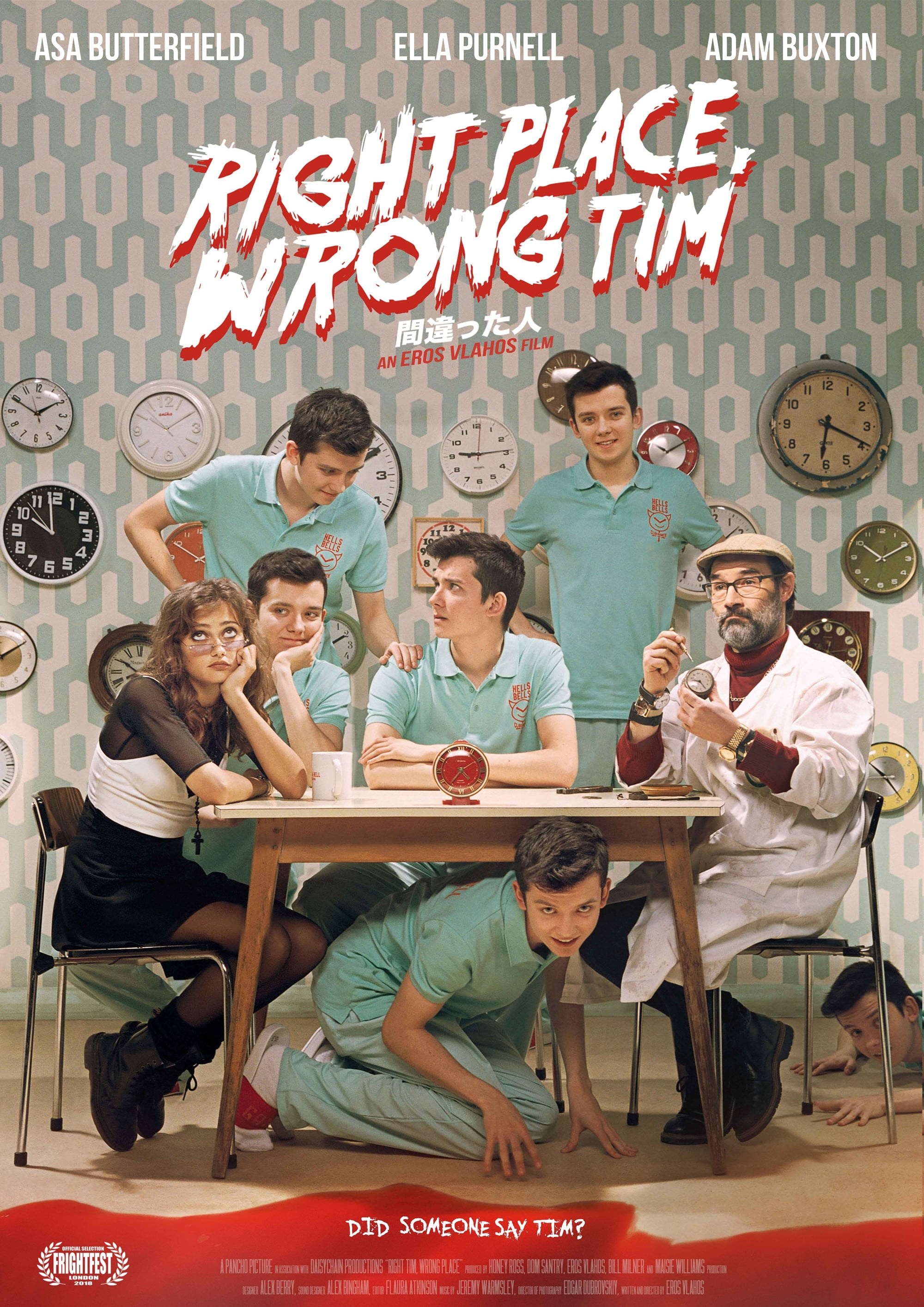 Poster de RIGHT PLACE WRONG TIM en inglés