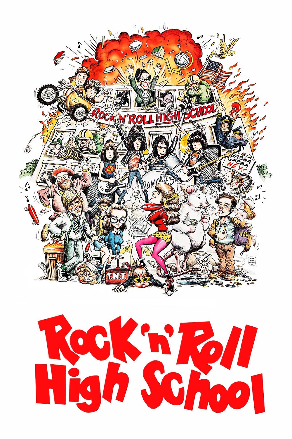 Poster de ROCK 'N' ROLL HIGH SCHOOL en inglés