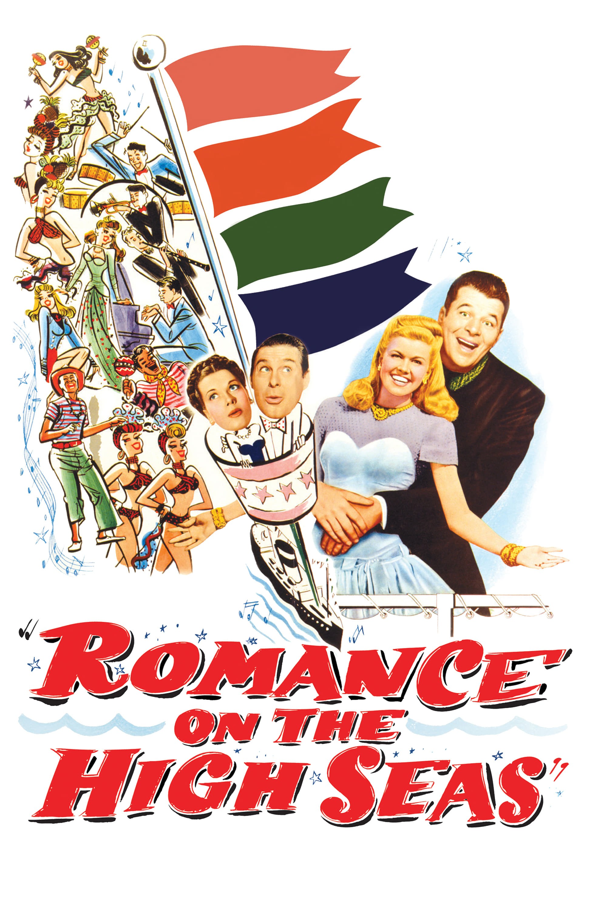 Poster de ROMANZA EN ALTA MAR en inglés