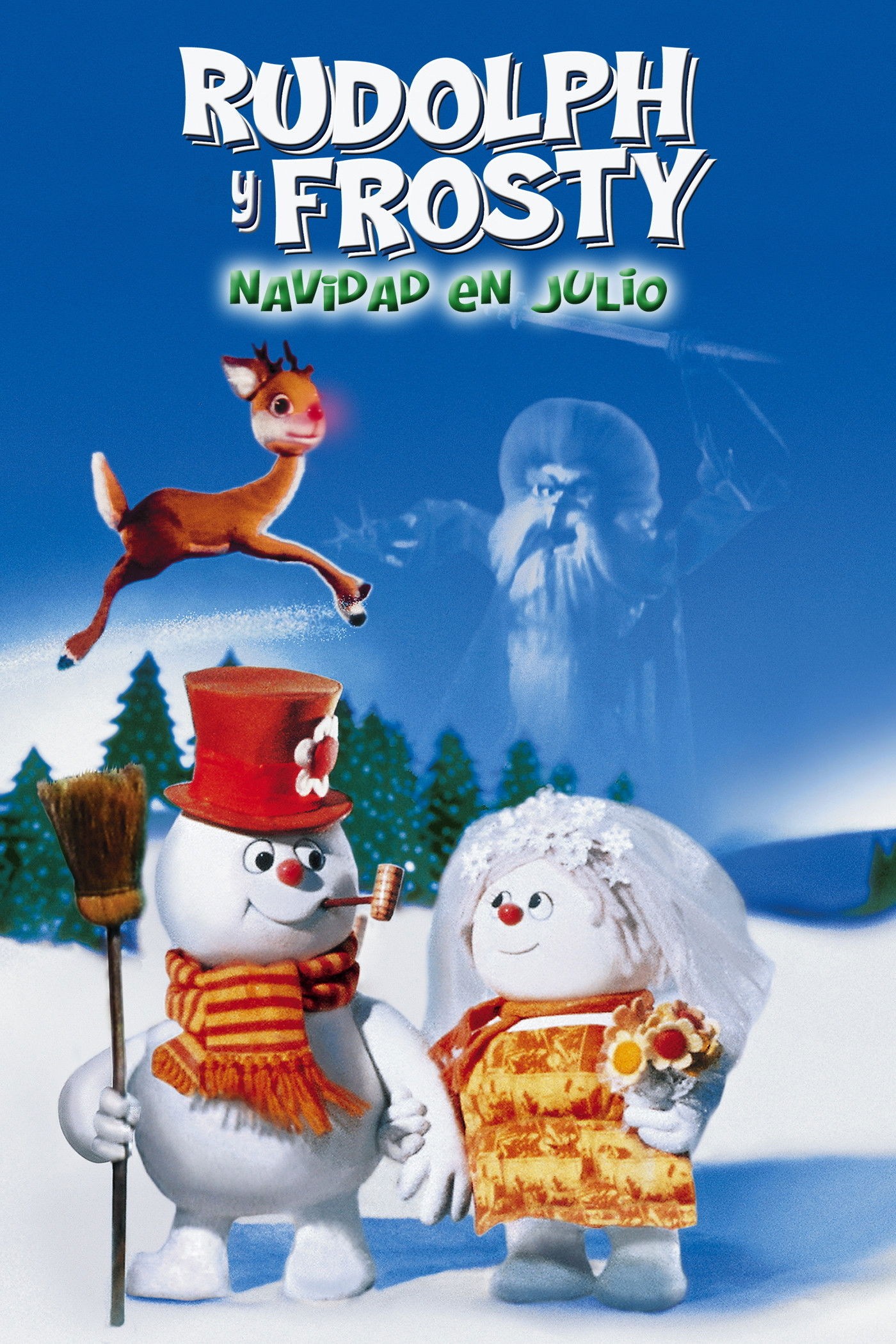 Poster de RUDOLPH Y FROSTY EN NAVIDAD EN JULIO en español