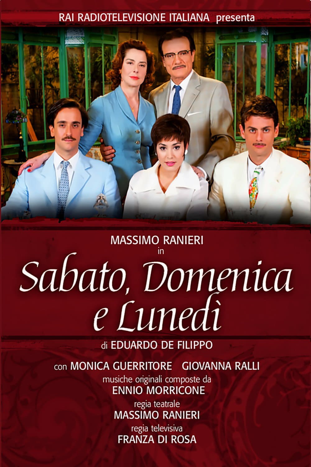 Poster de SABATO, DOMENICA E LUNEDÌ
