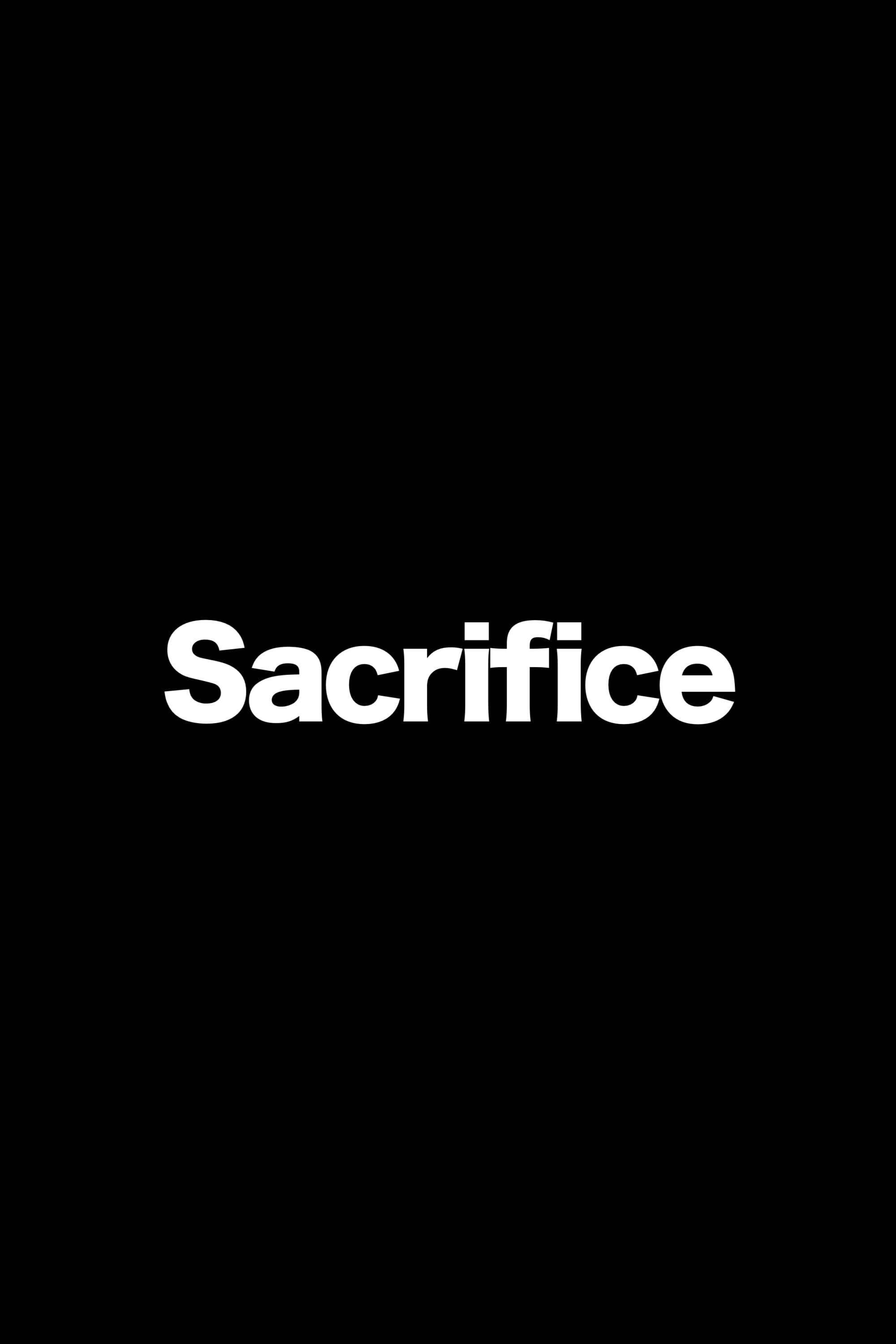 Poster de SACRIFICE en inglés