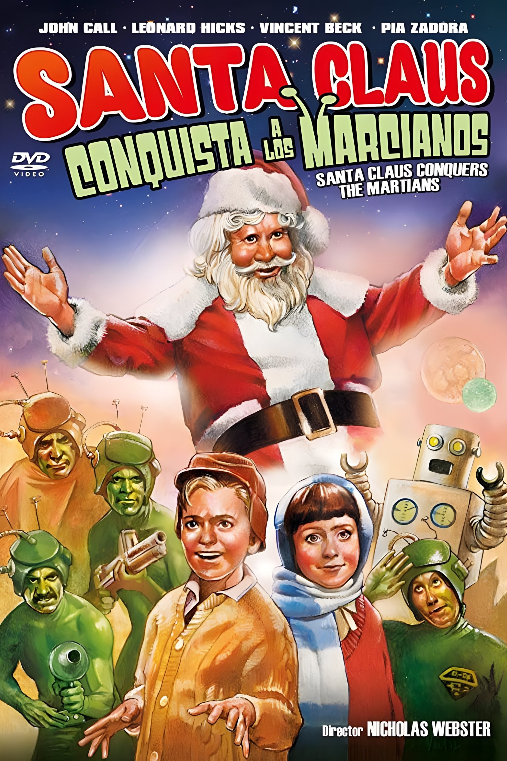 Poster de SANTA CLAUS CONQUISTA A LOS MARCIANOS en español