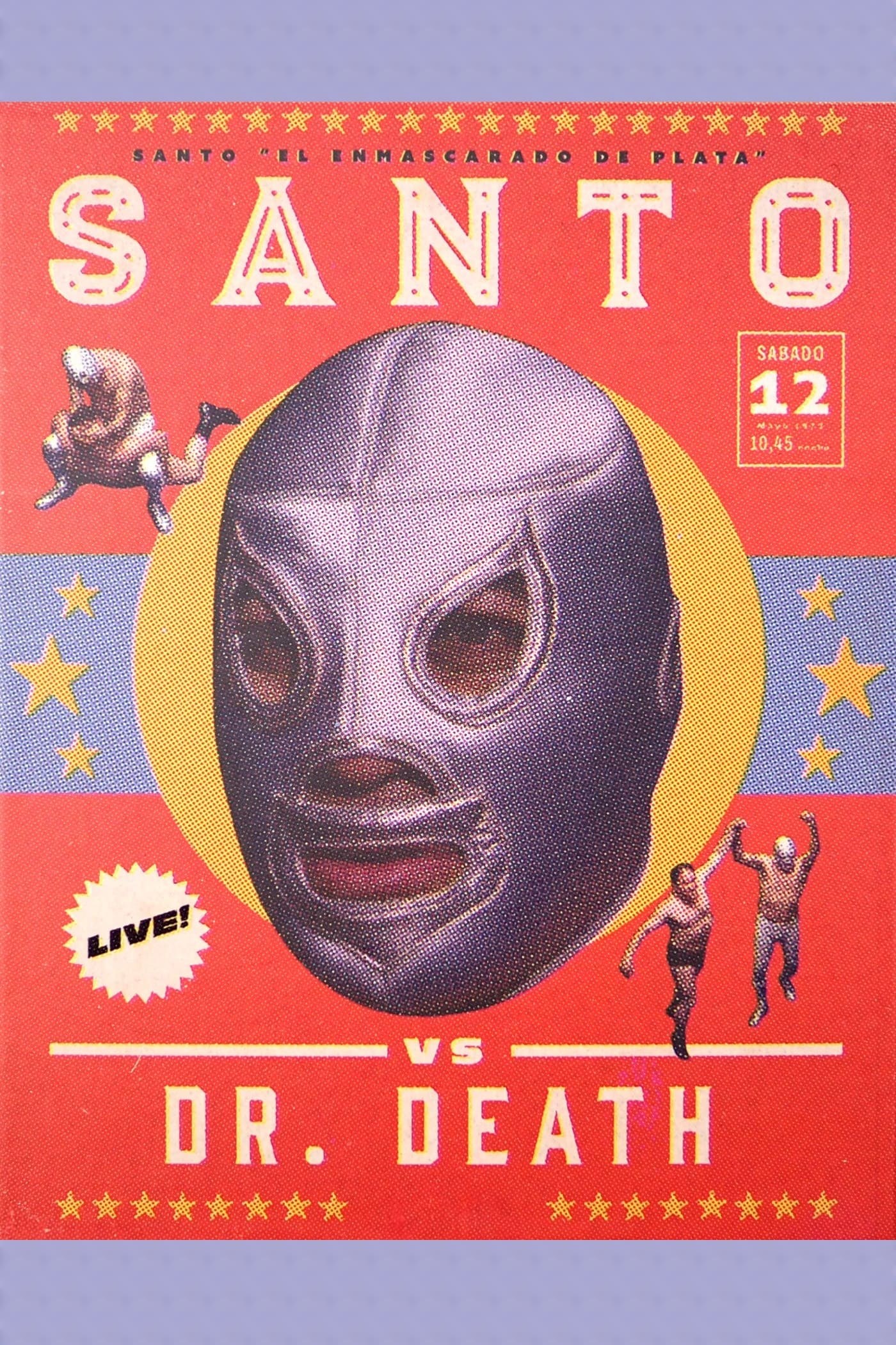 Poster de SANTO CONTRA EL DOCTOR MUERTE en inglés
