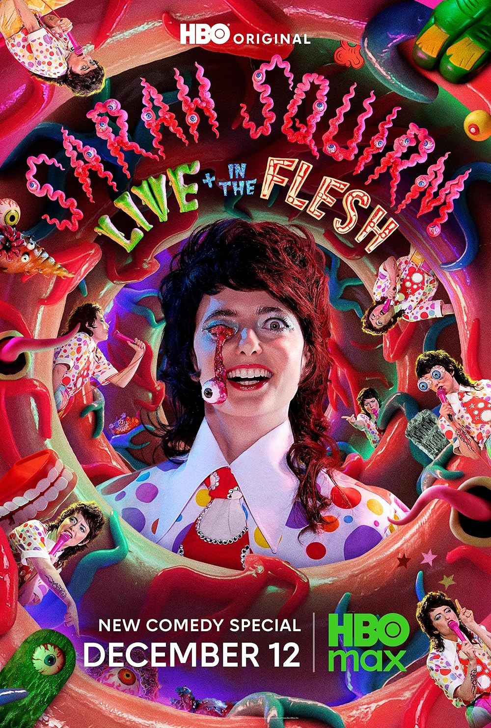 Poster de SARAH SQUIRM: LIVE + IN THE FLESH