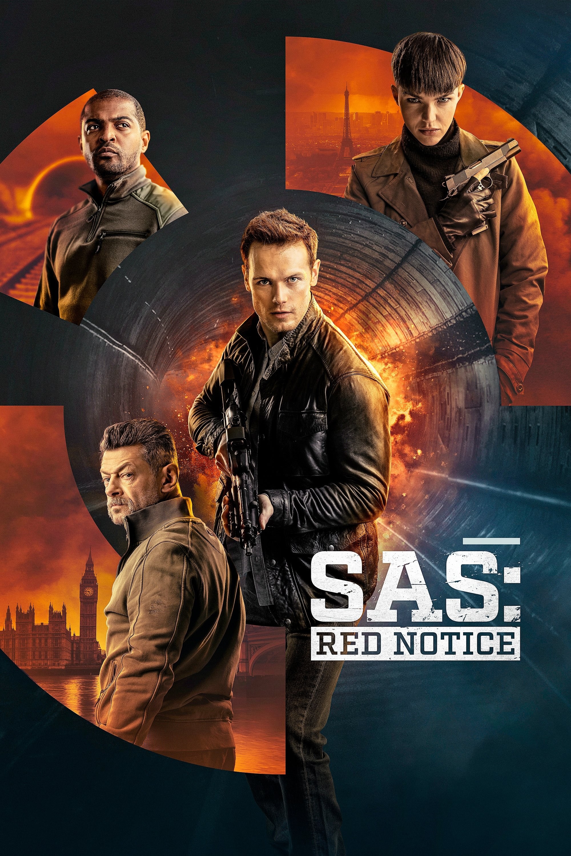 Poster de SAS: RED NOTICE en inglés