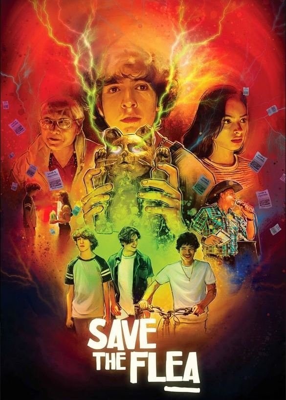 Poster de SAVE THE FLEA en inglés