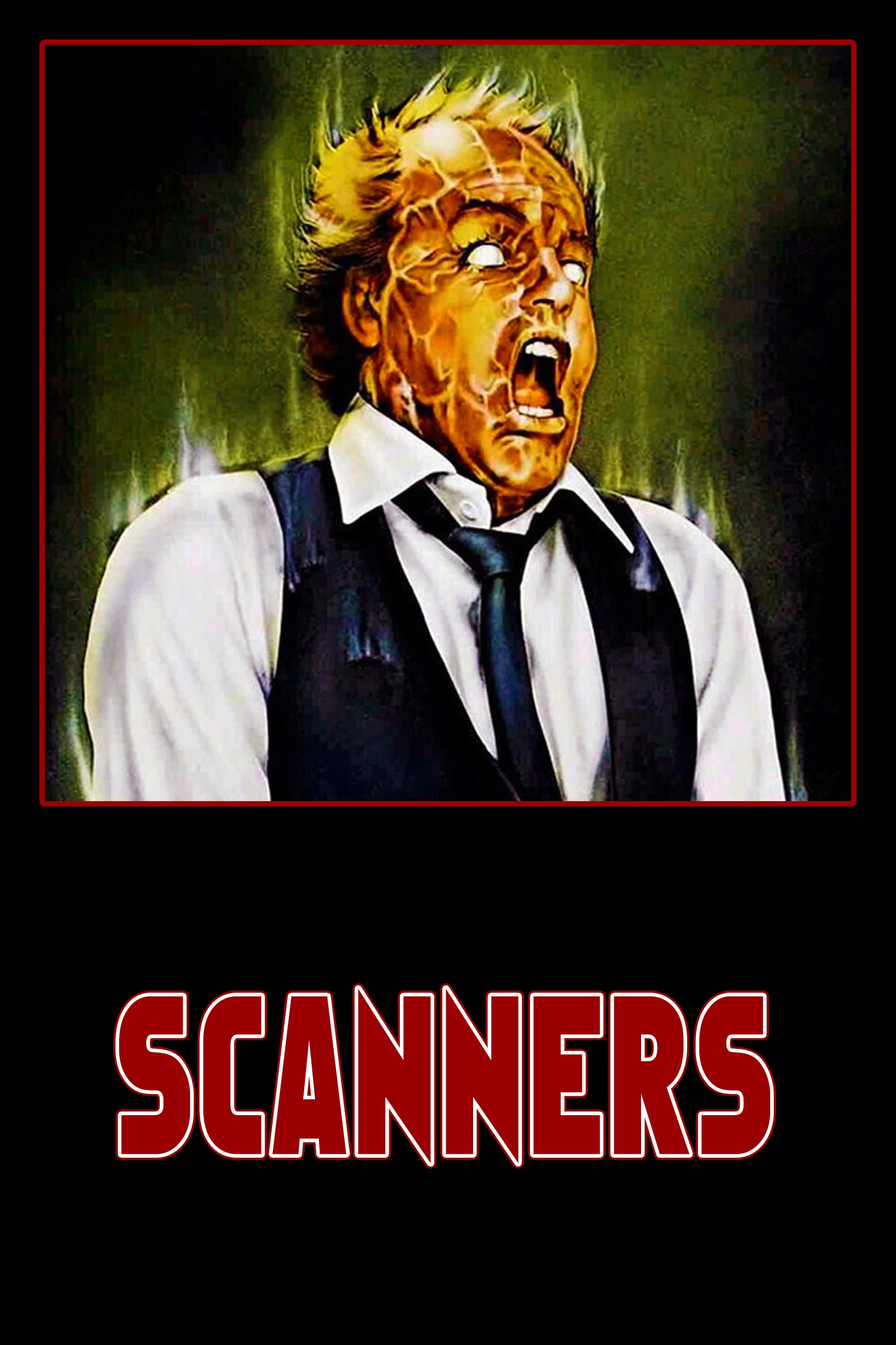 Poster de SCANNERS en inglés