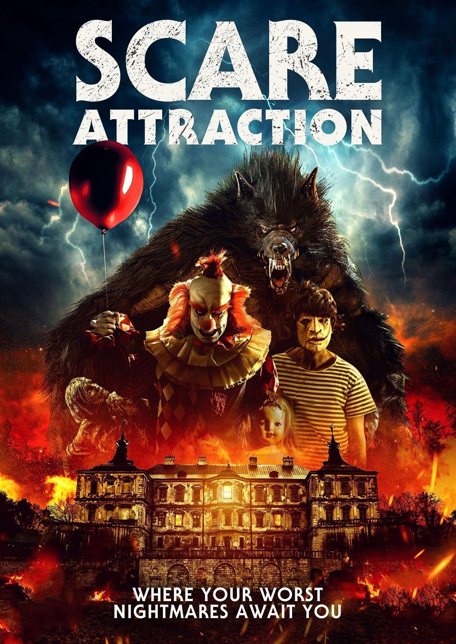 Poster de SCARE ATTRACTION en inglés