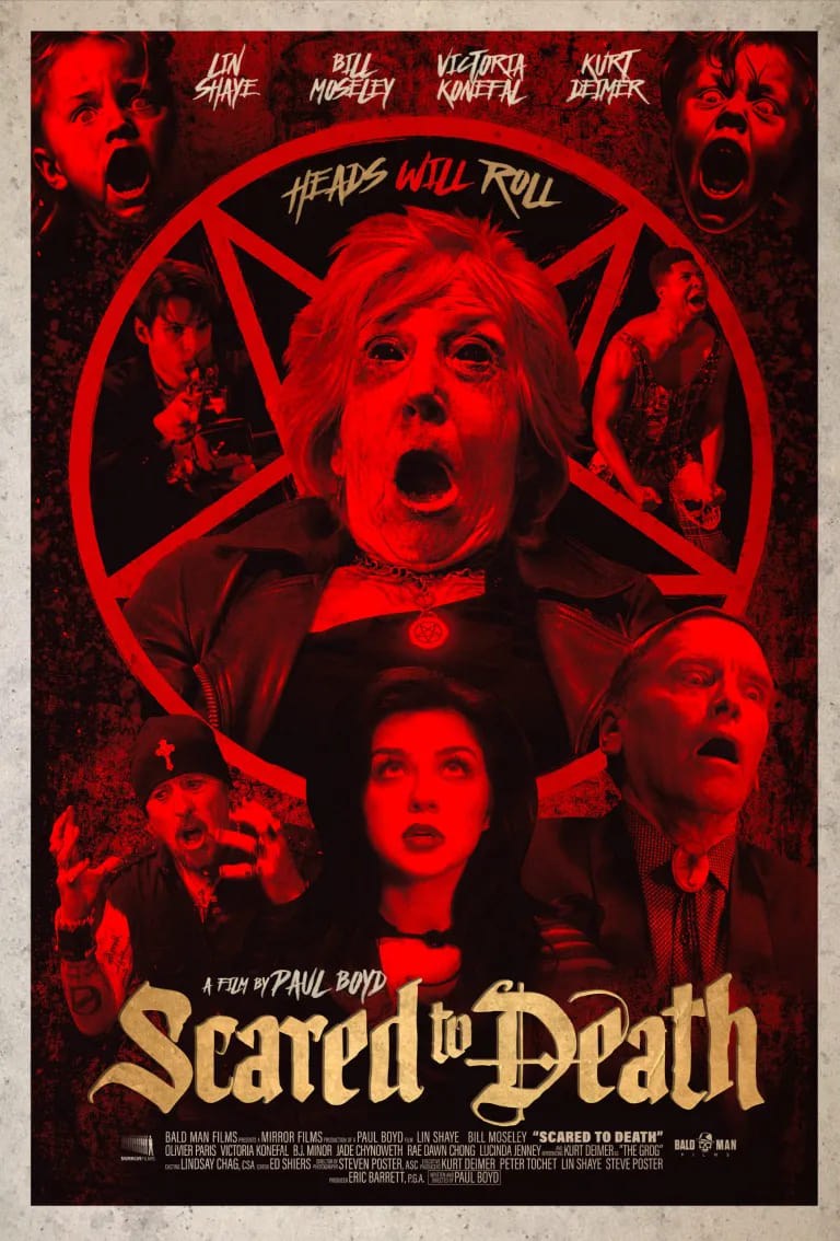 Poster de SCARED TO DEATH en inglés