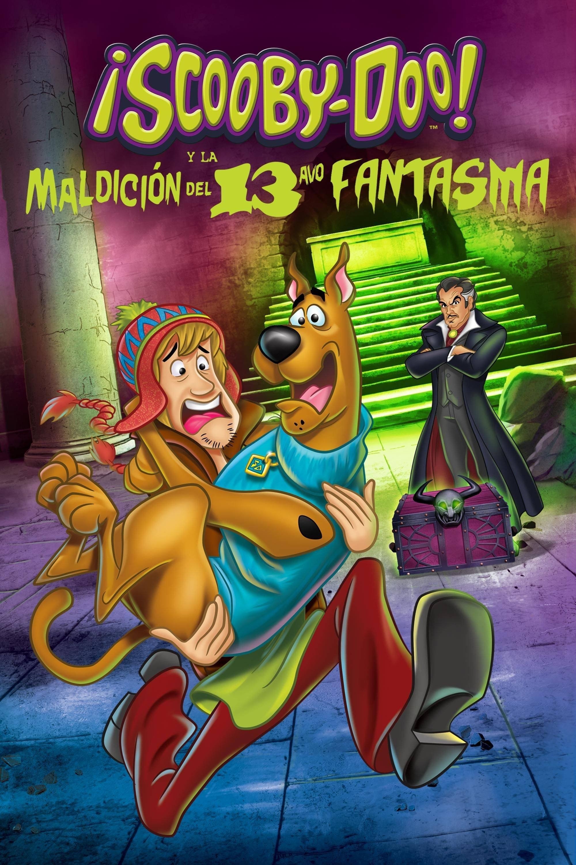 Poster de SCOOBY-DOO! Y LA MALDICIÓN DEL FANTASMA NUMERO TRECE en español