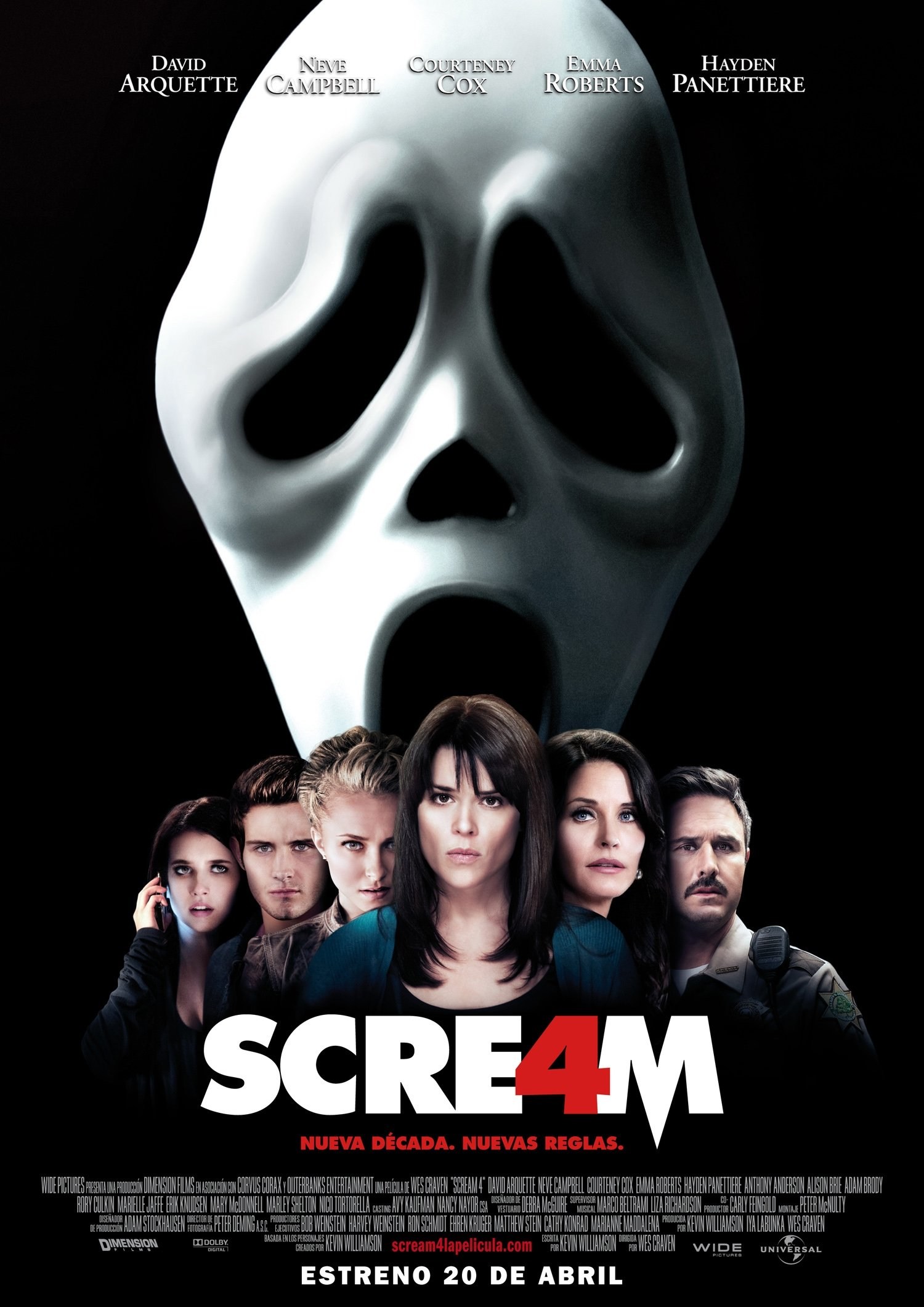 Poster de SCREAM 4 en español