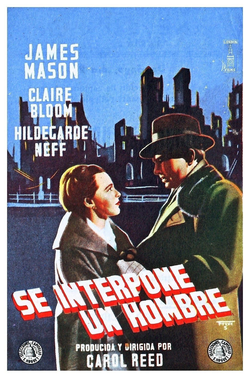 Poster de SE INTERPONE UN HOMBRE en español
