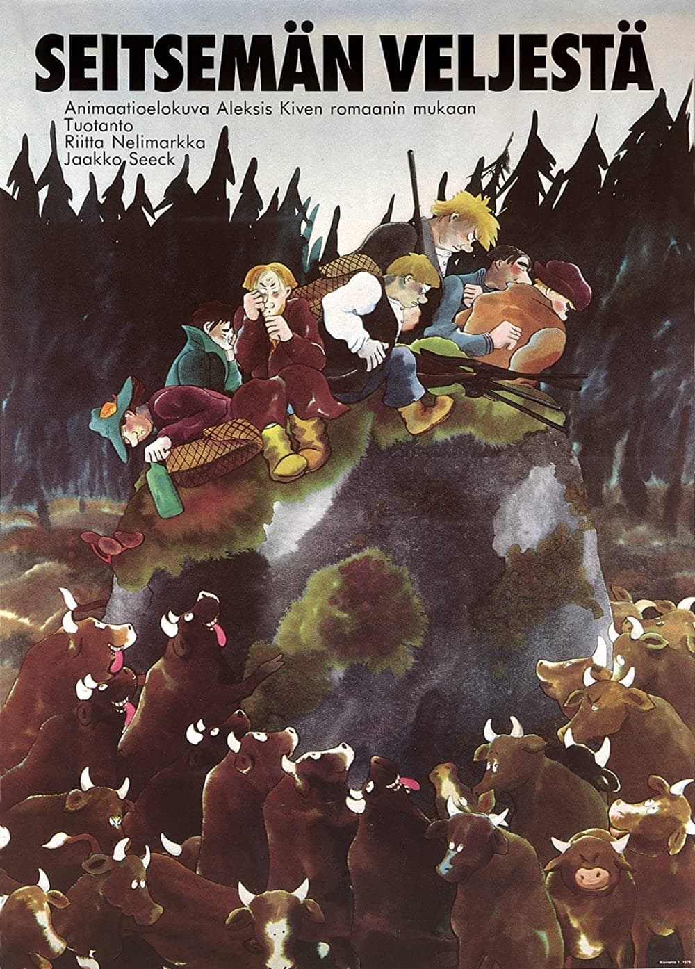 Poster de SEITSEMÄN VELJESTÄ