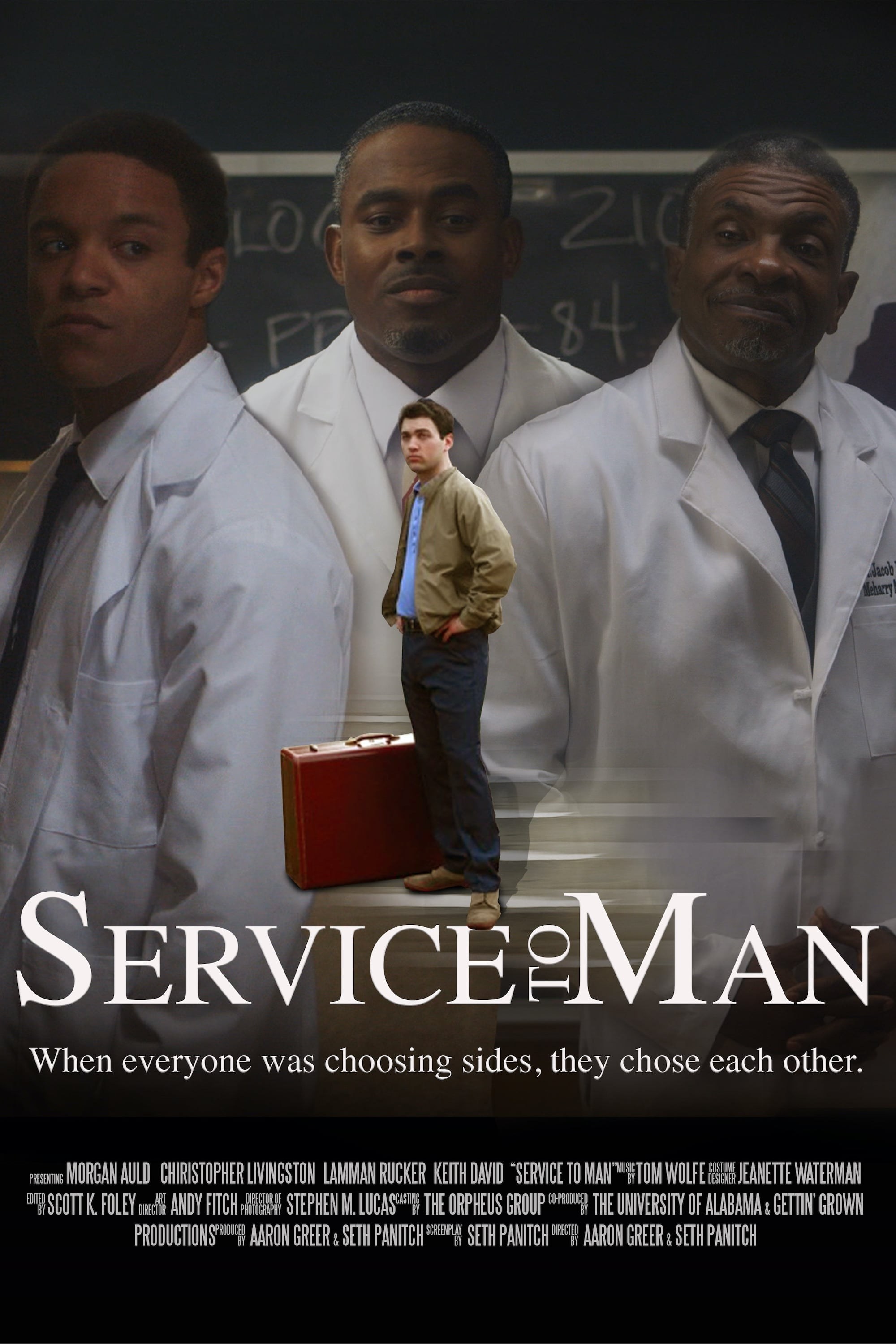 Poster de SERVICE TO MAN en inglés