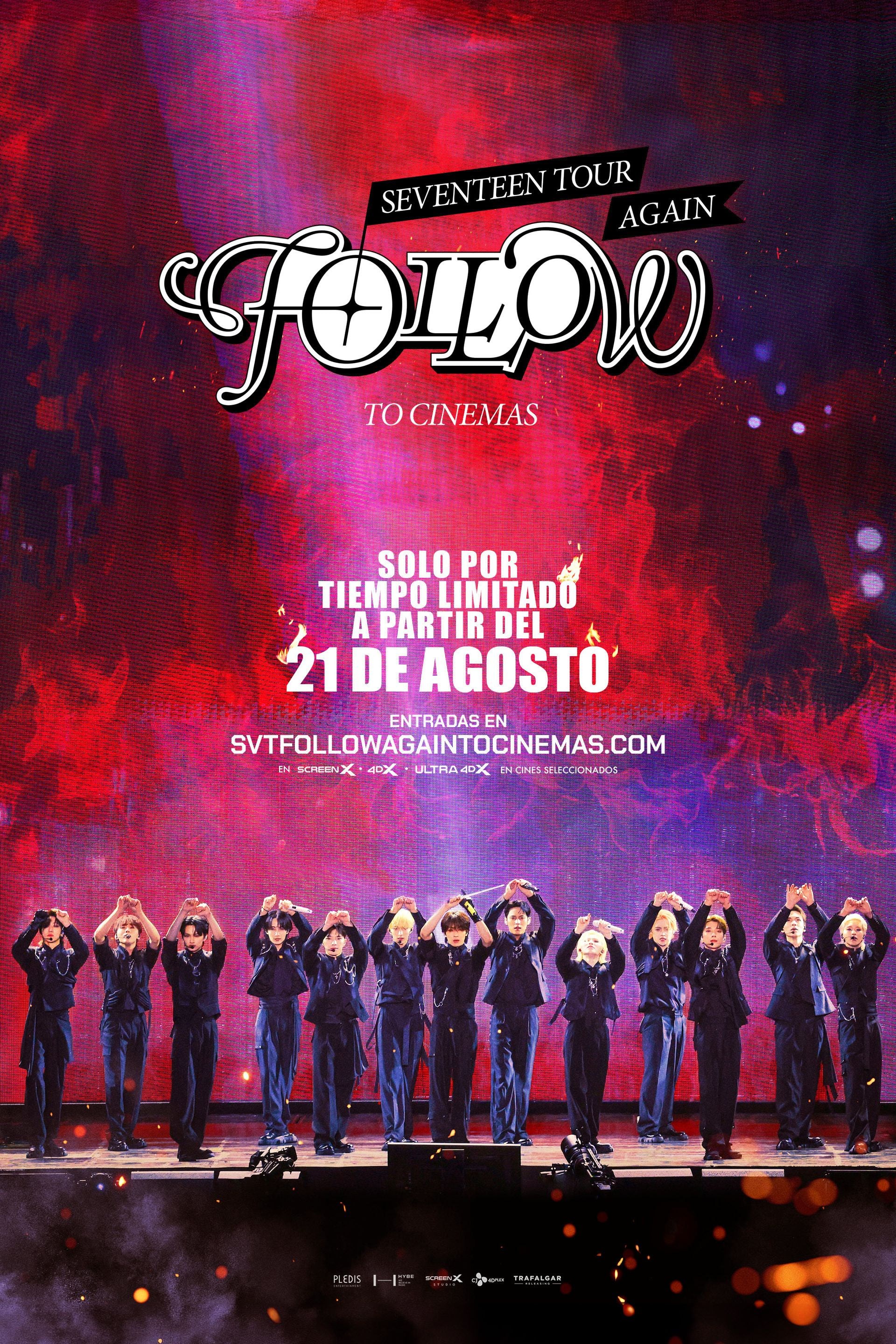 Poster de SEVENTEEN TOUR ‘FOLLOW’ AGAIN TO CINEMAS en español
