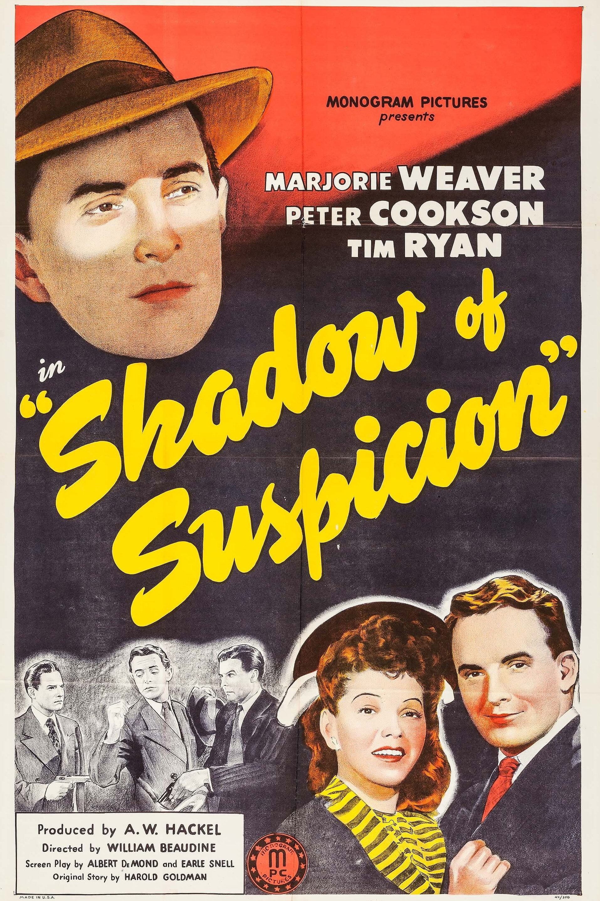 Poster de SHADOW OF SUSPICION en inglés