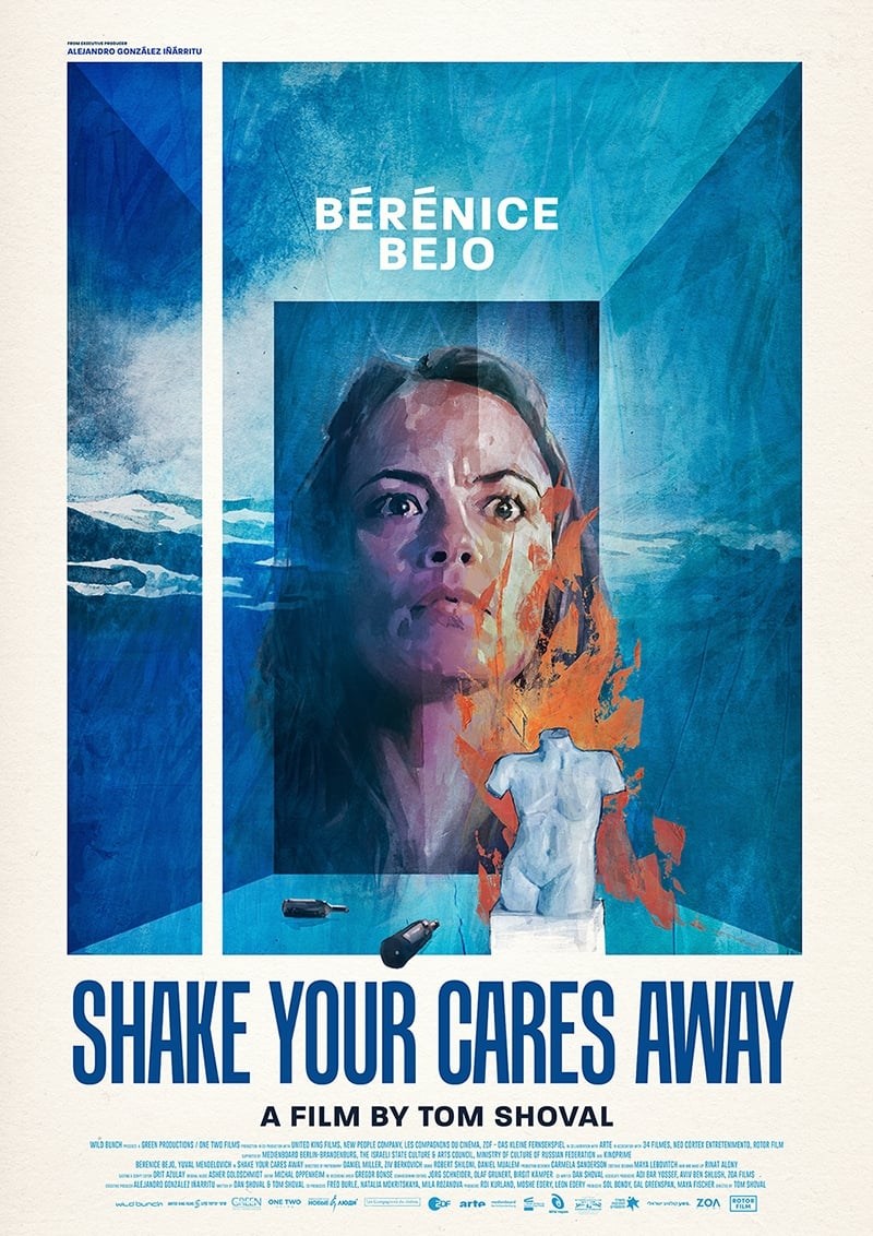 Poster de SHAKE YOUR CARES AWAY en inglés