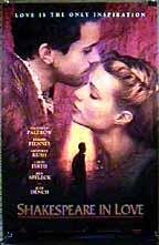 Poster de SHAKESPEARE IN LOVE (SHAKESPEARE ENAMORADO)