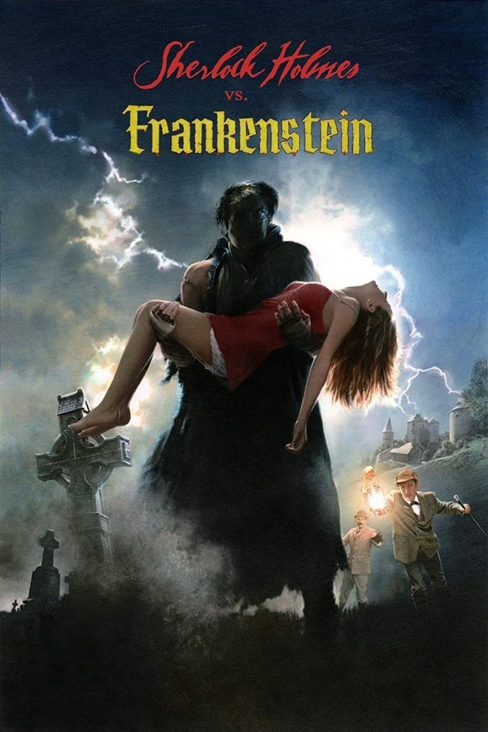Poster de SHERLOCK HOLMES VS. FRANKENSTEIN en inglés