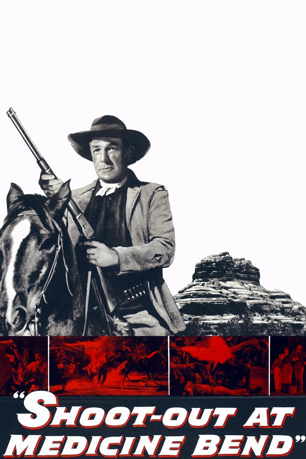 Poster de SHOOT-OUT AT MEDICINE BEND en inglés