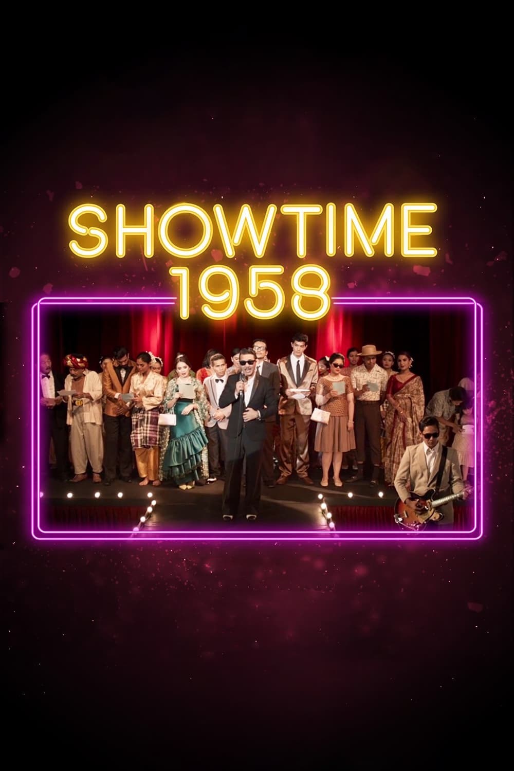 Poster de SHOWTIME 1958 en inglés