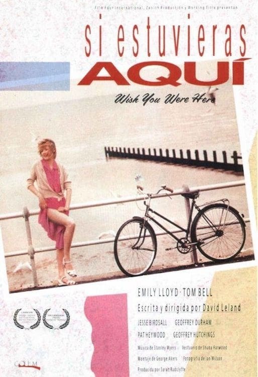 Poster de SI ESTUVIERAS AQUÍ en español