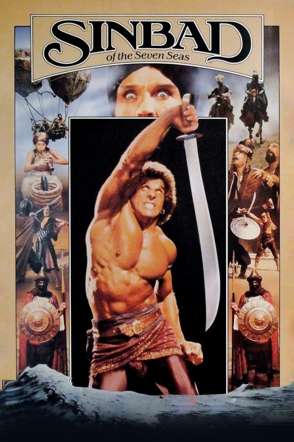Poster de SIMBAD, EL REY DE LOS MARES en inglés