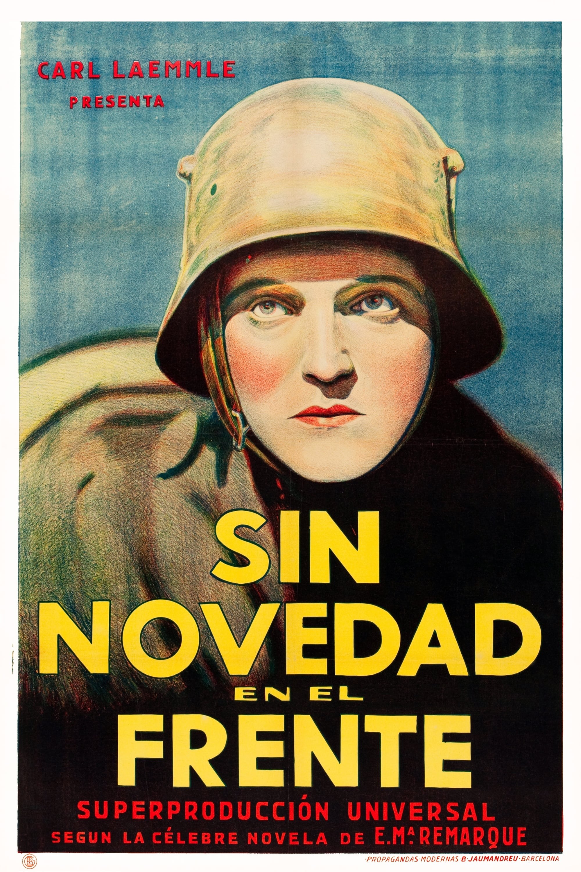 Poster de SIN NOVEDAD EN EL FRENTE en español