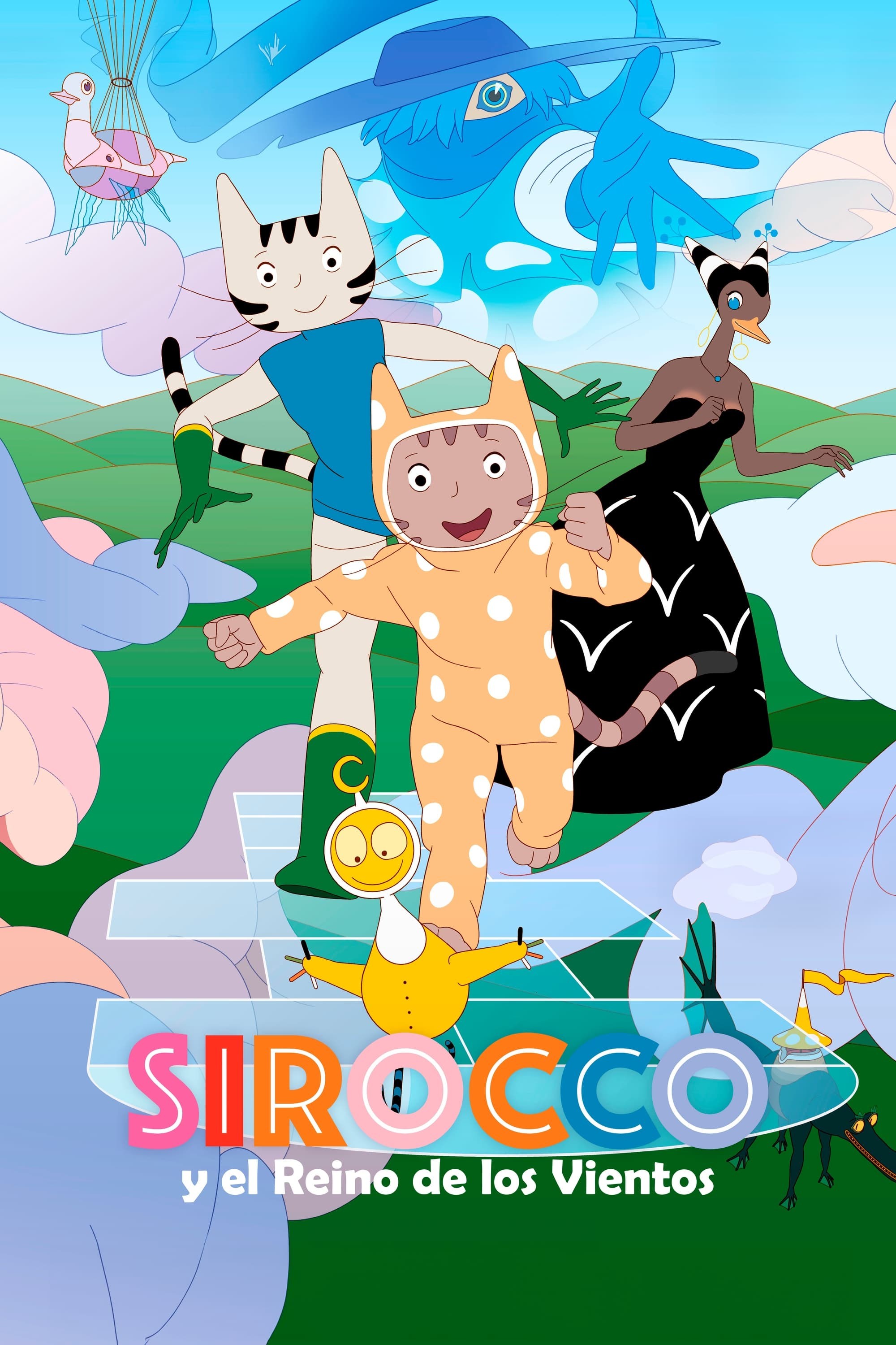 Poster de SIROCO Y EL REINO DE LAS CORRIENTES DE AIRE en español