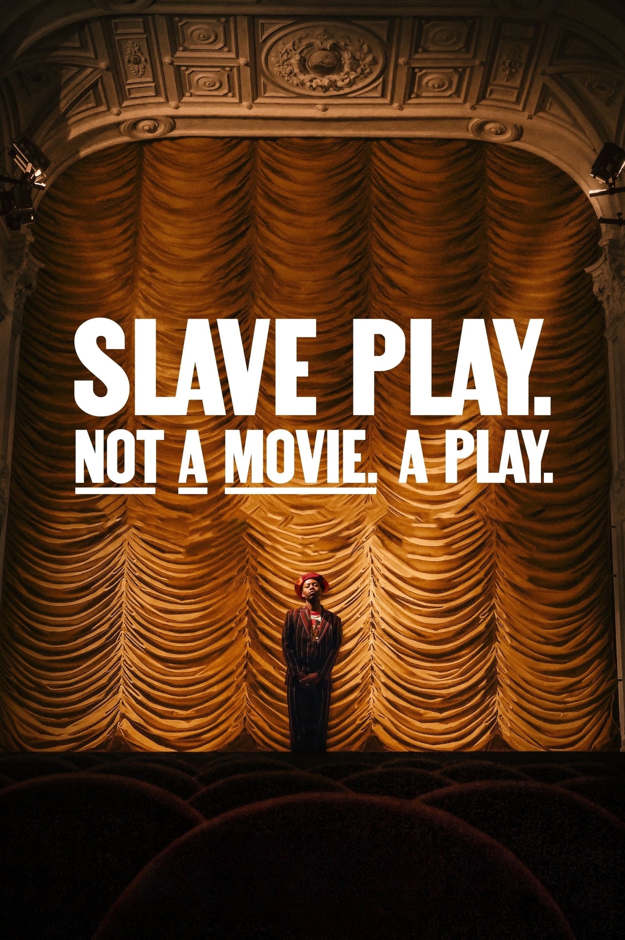 Poster de SLAVE PLAY. NOT A MOVIE. A PLAY. en inglés