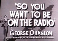 So You Want to Be on the Radio